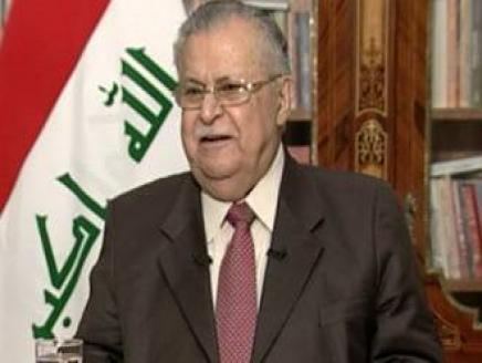 تاكيد جلال طالباني بر وحدت بين مقامات عراقي
