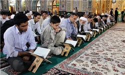 مراسم انس با قرآن در جوار امامزادگان ناصر و یاسر(ع) برگزار شد