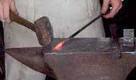 نمایش زنده آهنگری سنتی خراسان جنوبی در همدان
