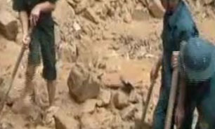 فیلم / رانش گل و لاي و جاري شدن سيل
