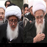 پیاده‌روی مراجع عظام در عزای صادق آل محمد(ع)