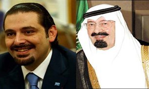 ديدار سعد حريري با پادشاه عربستان