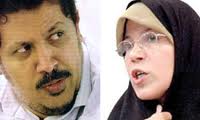 حضور مجدد فائزه هاشمي در پرديس دانشگاه آزاد از شروع سال تحصيلي