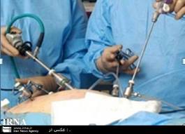 خارج کردن کیست 15 سانتی متری از کلیه یک بیمار با روش لاپاراسکوپی