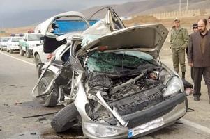 پنج زخمي در تصادف محور شهرکرد به خوزستان