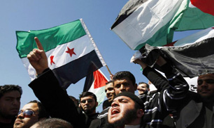 تجمع اعتراض آميز مقابل کنسولگري ترکيه در قدس