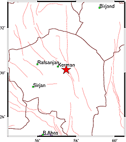 زلزله در سیرچ کرمان