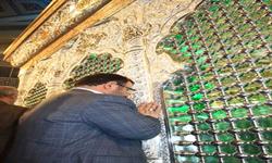 استاندار قم ضريح امام حسين(ع) را زيارت كرد