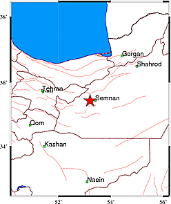زمين لرزه در سرخه سمنان