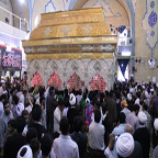 بازدید طلاب غیر ایرانی از ضریح مطهر اباعبدالله(ع)