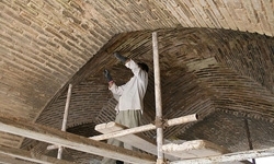 بازسازی گنبدخانه مسجد جامع عتیق اردبیل