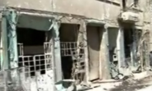 فیلم / انهدام دستگاه خودروي مجهز به تيربار تروريستها