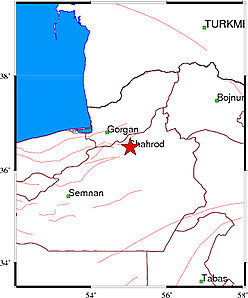 زلزله بسطام در استان سمنان را لرزاند