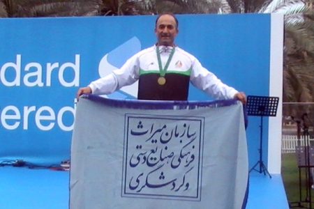 2 مدال طلای قهرمانی آسیا بر گردن دونده میراث فرهنگی/سفیر صلح و دوستی ایرانیان این بار در تایوان درخشید
