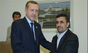 ديدار احمدي نژاد و اردوغان در حاشيه اجلاس بالي
