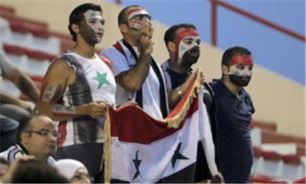 مسابقه فوتبال مقدماتی جام جهانی جوانان به صحنه حمایت از نظام سوریه بدل شد