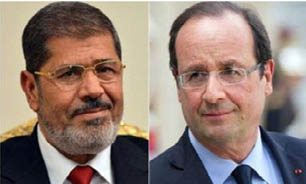 گفتگوي تلفني اولاند و مرسي درباره اوضاع غزه