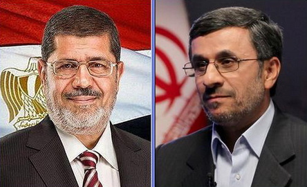 تاكيد احمدي‌نژاد و مرسي بر لزوم اجماع بين‌المللي عليه تجاوزگري رژيم صهيونيستي