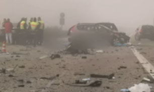حادثه دلخراش در بزرگراه آلمان + فیلم