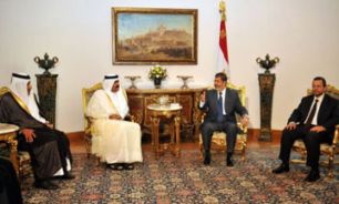 مرسي با امير قطر ديدار كرد
