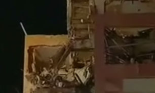 اصابت موشک به شهرک صهيونيست نشين + فیلم