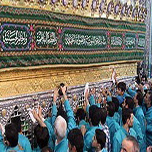 غبارروبی حرم مطهر حضرت فاطمه معصومه(س)