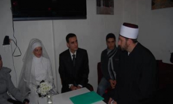 ازدواجی که مهریه آن سفر به غزه شد + عکس