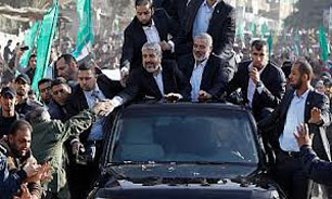 جشن جنبش حماس در غزه + فیلم