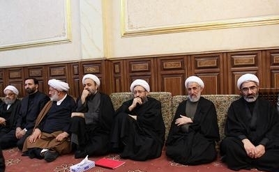 مراسم سوگواری اباعبدالله الحسین(ع) با حضور آیت‌الله آملی لاریجانی برگزار شد