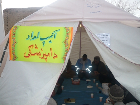بازدید معاون شبکه دامپزشکی کشور از مناطق زلزله زده زهان