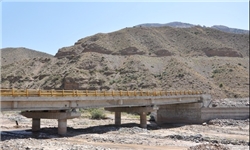 مرمت و بازسازی پل محور زاهدان - بم