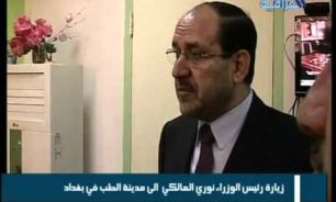 نوري مالکي به عيادت طالباني رفت