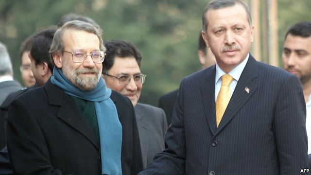 دیدار لاریجانی با اردوغان/تحولات منطقه ای محور مذاکرات