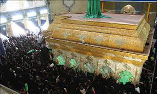 ضريح جديد امام حسين(ع) از قم تا كربلا + فیلم