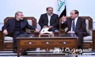ديدار رئيس مجلس شوراي اسلامي کشورمان با نوري المالکي