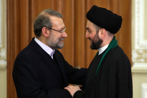 لاریجانی با رئیس مجلس اعلای عراق دیدار و گفتگو کرد