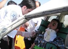 شش زخمی در حادثه رانندگی در شهرستان بن