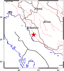 کاکي بوشهر لرزيد