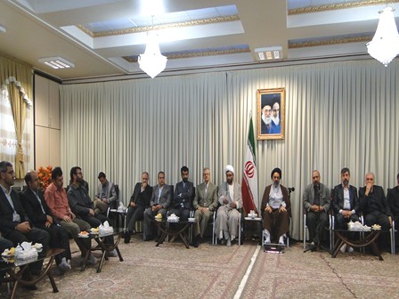 دیدار مسئولین،مدیران و کارکنان دانشگاه علوم كردستان با نماینده ولی فقیه در کردستان