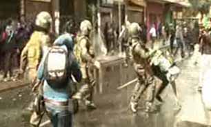 تظاهرات دانشجويان شيلي + فيلم