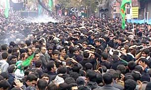 عزاداري شيفتگان ائمه اطهار در شهادت جانسوز ام ابیها(س) در نجف و کوفه