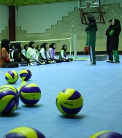 حضور متخصص بدنساز والیبال در دومین اردوی آمادگی تیم ملی والیبال نشسته بانوان جوان