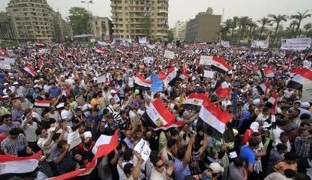 تظاهرات اعتراض آمیز اصحاب رسانه در مصر