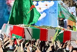 پیکر پاک سه شهید گمنام در اراک تشییع شد