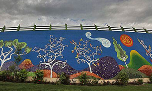 دومین دوسالانه دیوار نگاری در خانه هنرمندان ایران