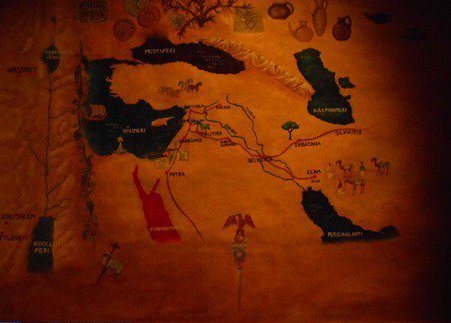 نقشه خلیج فارس در قرون وسطی +عكس