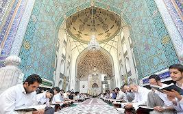 احياي قرآني عزاداران در شب شهادت امام رضا(ع)