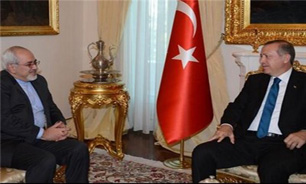 ظريف و اردوغان دیدار کردند