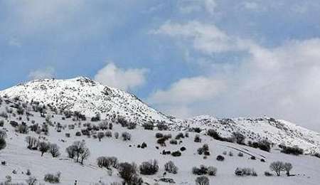 برف زمستانی ارتفاعات کوهستانی دزفول را سفید پوش کرد