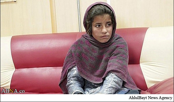 عکس دختر بچه ای که جلیقه انتحاری داشت  !